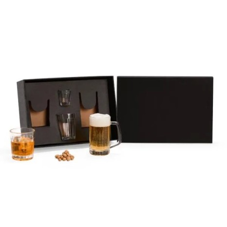 Conjunto de Copos de Vidro 4 Pçs Personalizado