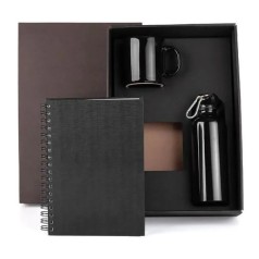 Kit com Squeeze, Caneca e Caderno 3 Pçs Personalizado