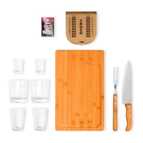 Kit Churrasco, Drink e Truco 10 Pçs Personalizado