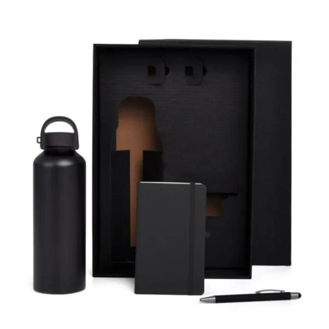 Kit Boas Vindas Preto 3 Pçs Personalizado