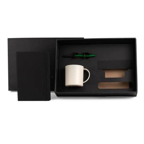 Conjunto Caneca, Caderneta e Caneta 3 Peças Personalizado