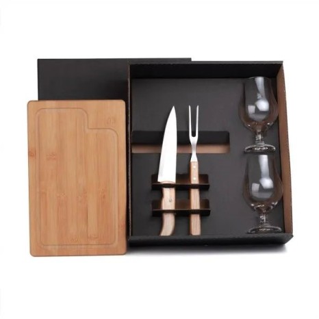 Kit para Churrasco com Copos 5 Pçs Personalizado