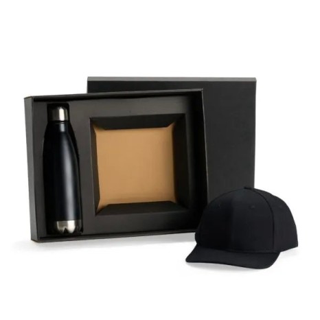 Kit Garrafa e Boné 2 Pçs Personalizado