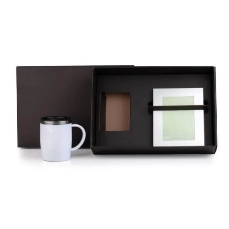 Kit Caneca em Aço Inox e Porta-Retrato em Alumínio 2 Pçs Personalizado