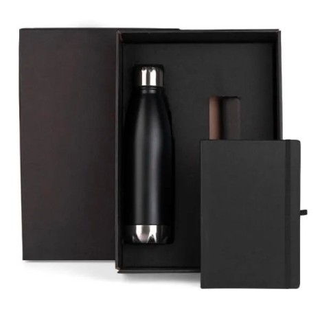 Conjunto Garrafa e Caderneta 2 Peças Personalizado