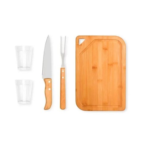 Kit para Churrasco e Cerveja 5 Pçs Personalizado