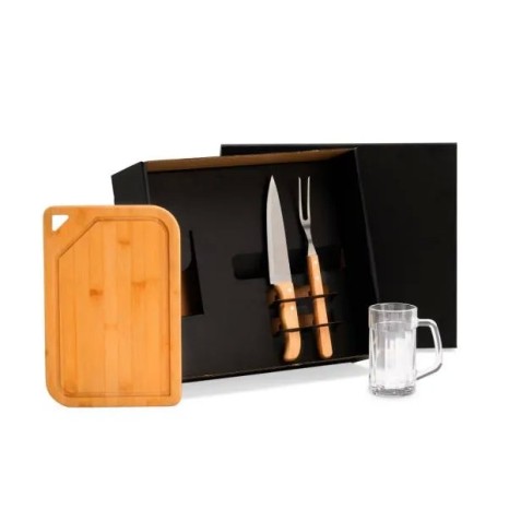 Kit para Churrasco e Cerveja 4 Pçs Personalizado