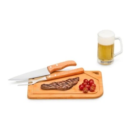 Kit para Churrasco e Cerveja 4 Pçs Personalizado