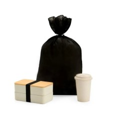 Kit Marmita e Copo em Fibra de Bambu 2 Pçs Personalizado