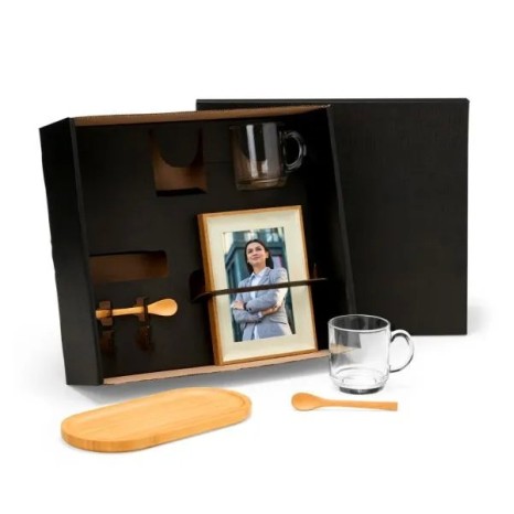 Kit para Café/Chá e Porta Retrato 6 Pçs Personalizado