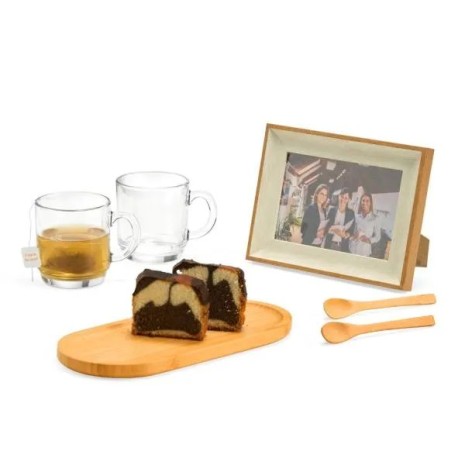 Kit para Café/Chá e Porta Retrato 6 Pçs Personalizado
