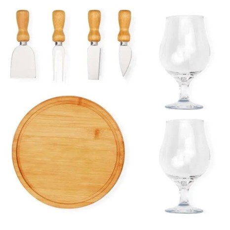 Conjunto para Queijo / Cerveja 7 Pçs Personalizado