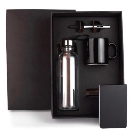 Garrafa Plástica com Acessórios 4 Pçs Personalizado