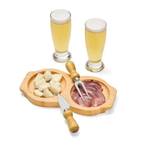 Kit Petisco e Cerveja 5 Pçs Personalizado
