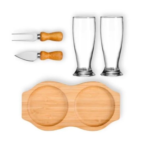 Kit Petisco e Cerveja 5 Pçs Personalizado