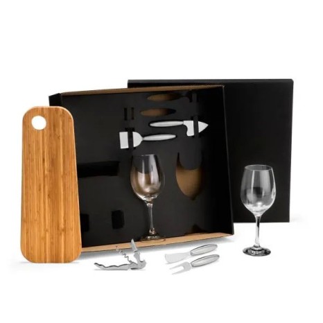 Kit para Petisco e Vinho 8 Pçs Personalizado