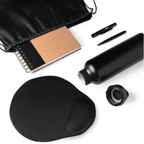 Kit Boas Vindas 5 Pçs Preto Personalizado