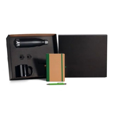 Kit Escritório Verde 4 Pçs Personalizado