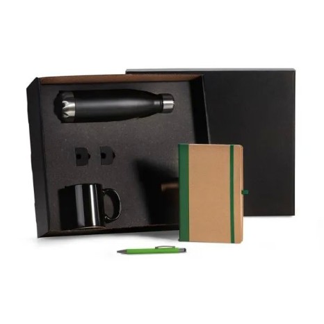 Kit Escritório Verde 4 Pçs Personalizado