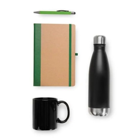 Kit Escritório Verde 4 Pçs Personalizado