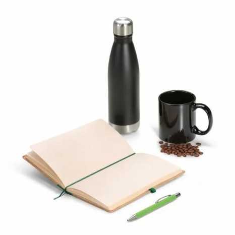Kit Escritório Verde 4 Pçs Personalizado