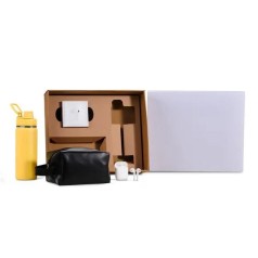Kit Garrafa, Necessaire e Fone 3 Pçs Personalizado