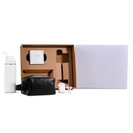 Kit Garrafa, Necessaire e Fone 3 Pçs Personalizado