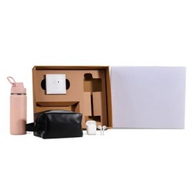 Kit Garrafa, Necessaire e Fone 3 Pçs Personalizado