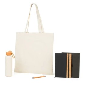 Kit Sacola, Garrafa, Caderno e Caneta 4 Pçs Personalizado