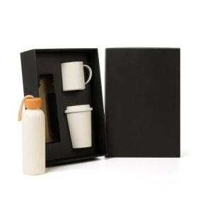 Kit Garrafa, Copo e Caneca 3 Pçs Personalizado