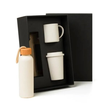 Kit Garrafa, Copo e Caneca 3 Pçs Personalizado