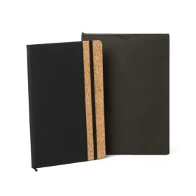 Caderno com Pauta Preto 14X21cm Personalizado