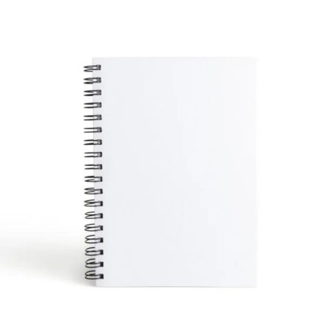 Caderno Pautado com Wire-O Branco 23,5X18cm 100 Fls Personalizado