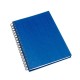 Caderno Pautado com Wire-O Azul 23,5X18cm 100 Fls Personalizado