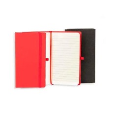 Caderneta com Pauta Vermelho 9,5X15,5 cm Personalizada