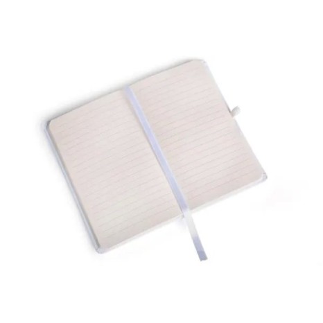 Caderneta com Pauta Branca 12,2X17 cm Personalizada