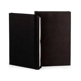 Caderneta com Pauta Preto 12,2X17 cm Personalizada