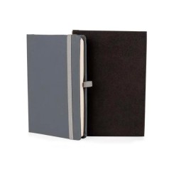 Caderneta com Pauta Cinza 12,2X17 cm Personalizada