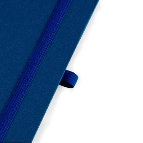 Caderneta Sem Pauta Azul 12,2X17 cm Personalizada