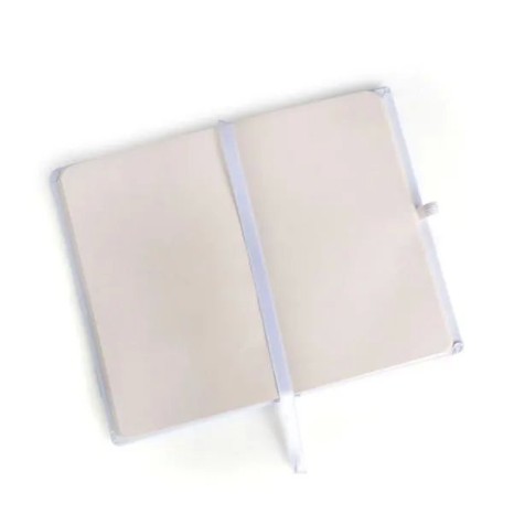 Caderneta Sem Pauta Branca 14X21 cm Personalizada