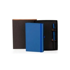 Caderneta para Anotações com Caneta Azul Personalizada