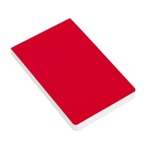 Bloco para Anotações Simples Vermelho 100 Fls Personalizado