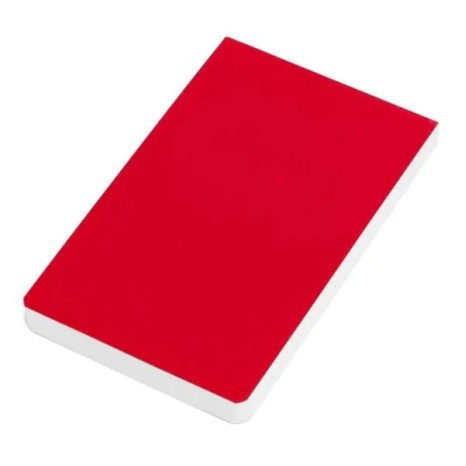 Bloco para Anotações Simples Vermelho 100 Fls Personalizado