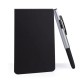 Bloco para Anotações com Caneta Preto/Prata Personalizado