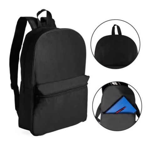 Mochila em Polyester 600D 12L Preta Personalizado