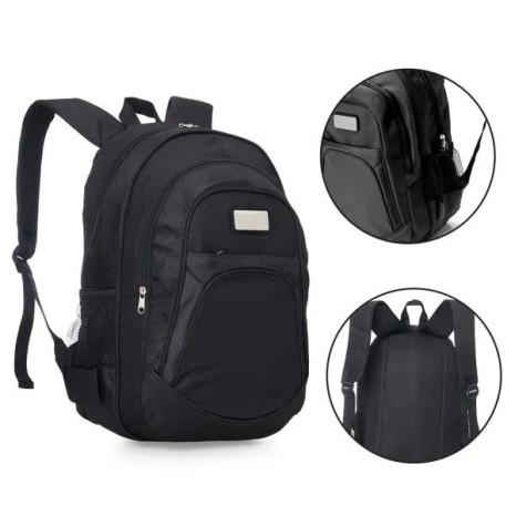 Mochila Preta em Polyester 1680D / 600D Personalizado