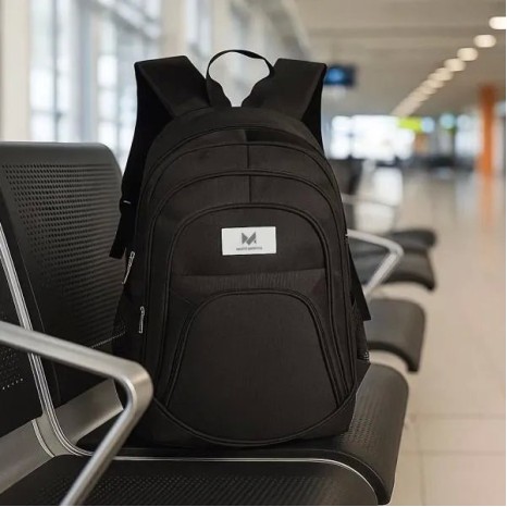 Mochila Preta em Polyester 1680D / 600D Personalizado