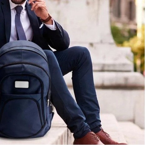 Mochila Azul em Polyester 1680D / 600D Personalizado