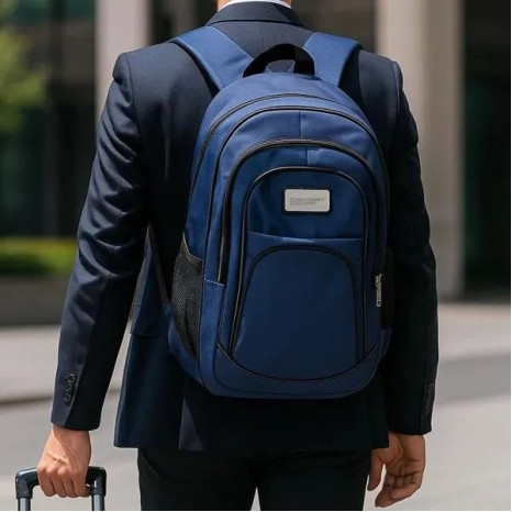 Mochila Azul em Polyester 1680D / 600D Personalizado