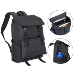 Mochila em Polyester 600D 18L Preta Personalizado